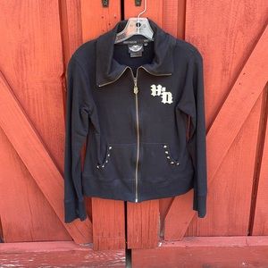 Harley-Davidson zip up hoodie sized M